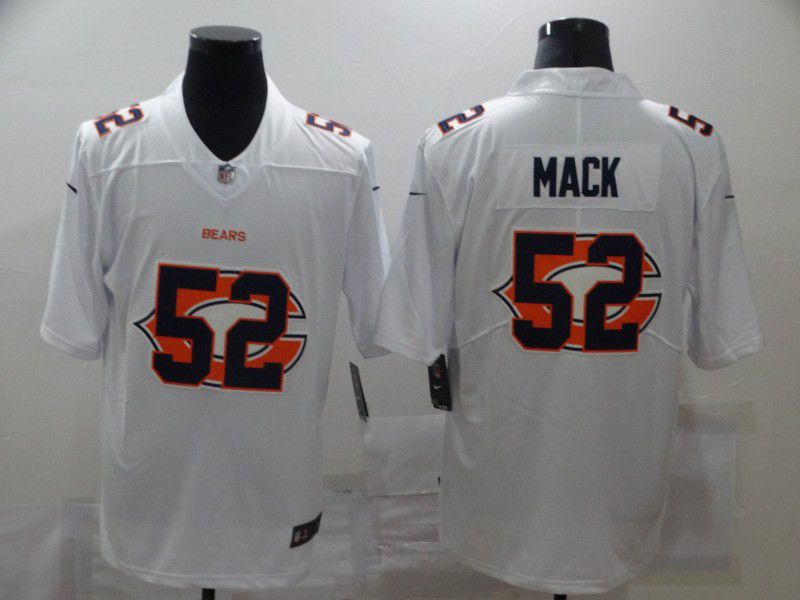 Men Chicago Bears #52 Mack White shadow 2020 NFL Nike Jerseys->chicago bears->NFL Jersey